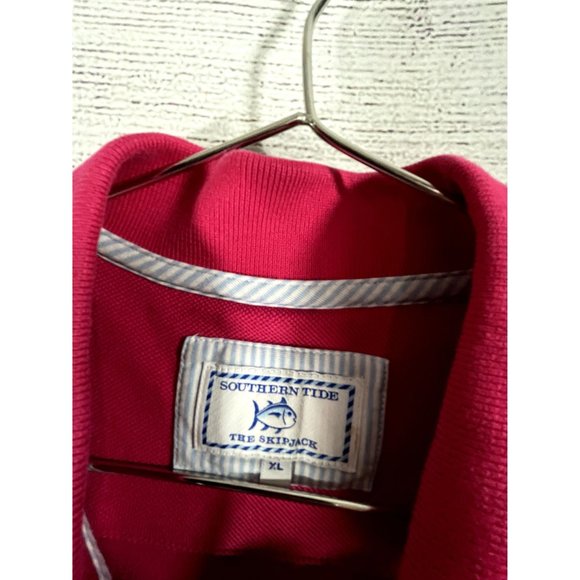 Southern Tide The Skipjack Men's XL Pink Short Sleeve Logo Polo Shirt - Picture 4 of 5